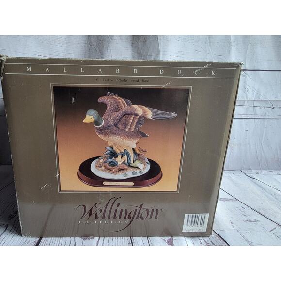 Wellington Collection Mallard Duck 8 in Figure With Box - Picture 12 of 12